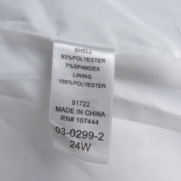 Jessica London Floral Multicolored Sleeveless Fully Lined Sleeveless Sheath Dres - Picture 9 of 9